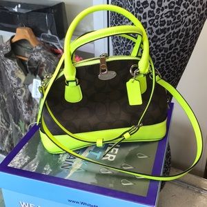 Coach cross body handbag